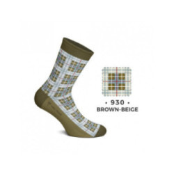 Chaussettes Auto HEEL TREAD 930 Brown-Beige