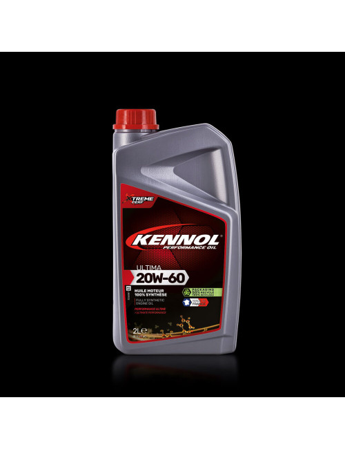 HUILES MOTEUR KENNOL ULTIMA 20W-60 100 % SYNTHESE 2 Litre