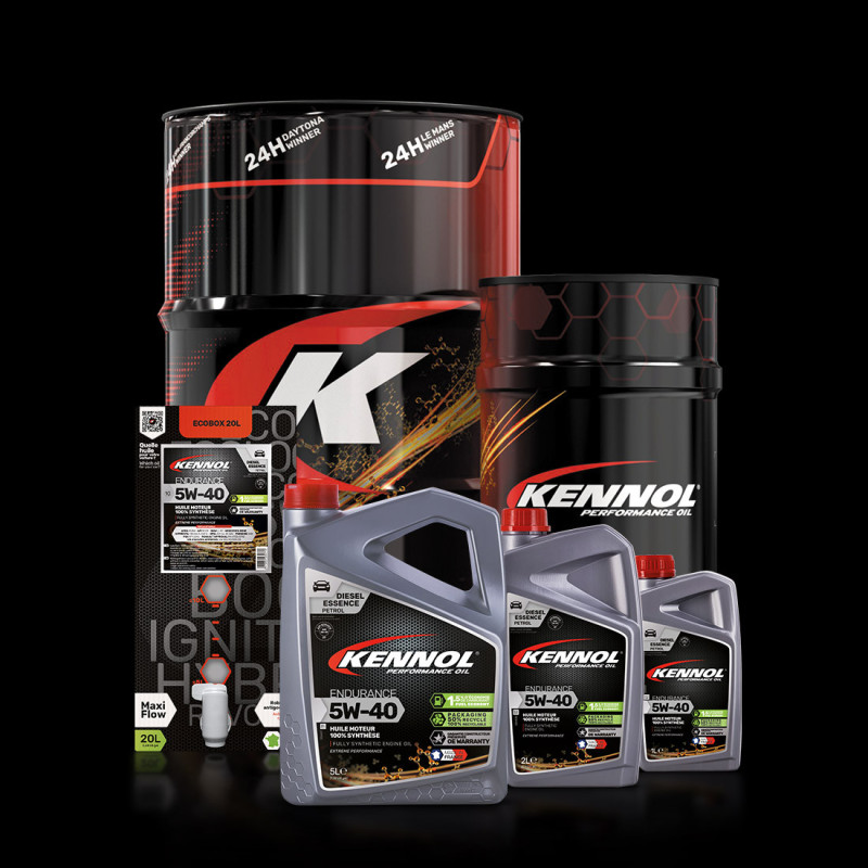 Huile moteur Kennol Endurance 5W-40 100% Synthèse Normes Constructeurs