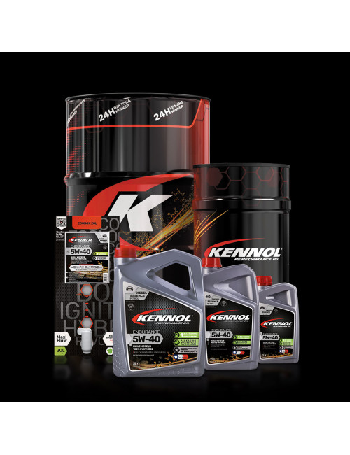Huile moteur Kennol Endurance 5W-40 100% Synthèse Normes Constructeurs