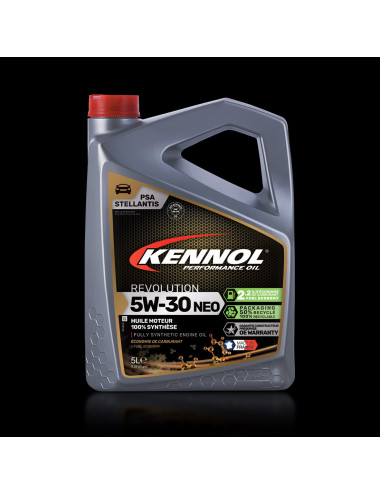 Huile moteur Kennol Revolution 5W-30 NEO 100% Synthèse ACEA C3