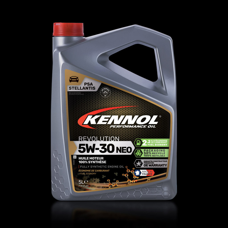 Huile moteur Kennol Revolution 5W-30 NEO 100% Synthèse ACEA C3