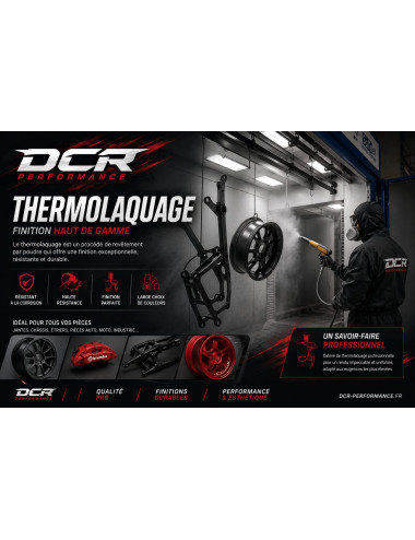 Prestation de thermolaquage automobile & pièces métalliques sur mesure
