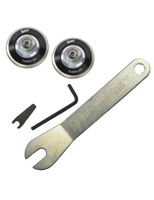 Kit d’Ancrage Clips Hans® | Accessoire Sécurité Casque
