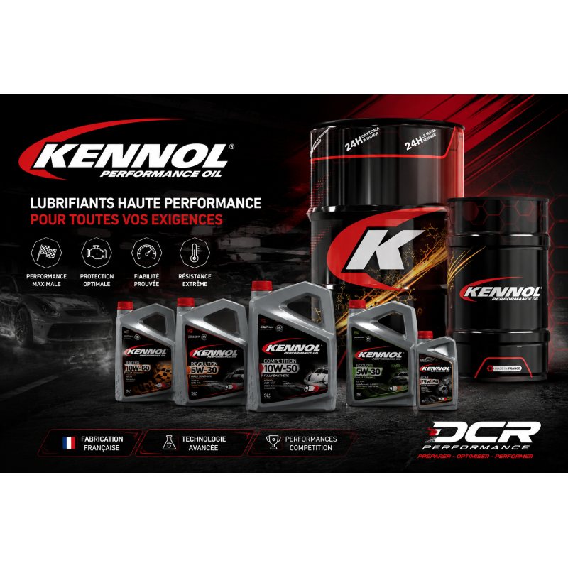 HUILES MOTEUR KENNOL ULTIMA 15W-50 100 % SYNTHESE 2 Litre