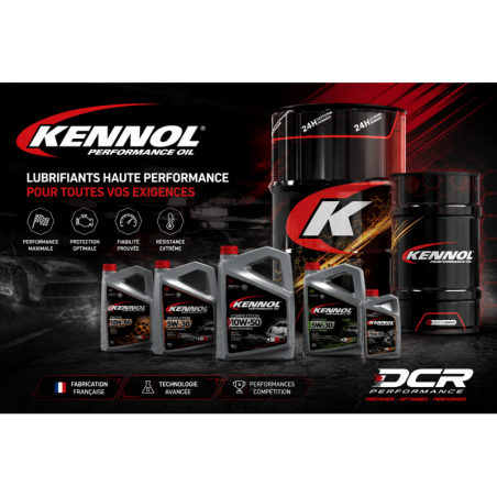 HUILES MOTEUR KENNOL RACING 10W-40 SEMI SYNTHESE 1000 Litre