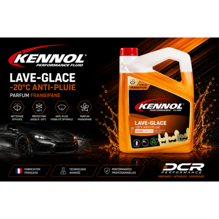 BIO LAVE-GLACE - DÉGIVRANT -20°C - CHAMALLOW PROTECTION 0°C - DEMOUSTIQUEUR - SANS METHANOL 5 Litre