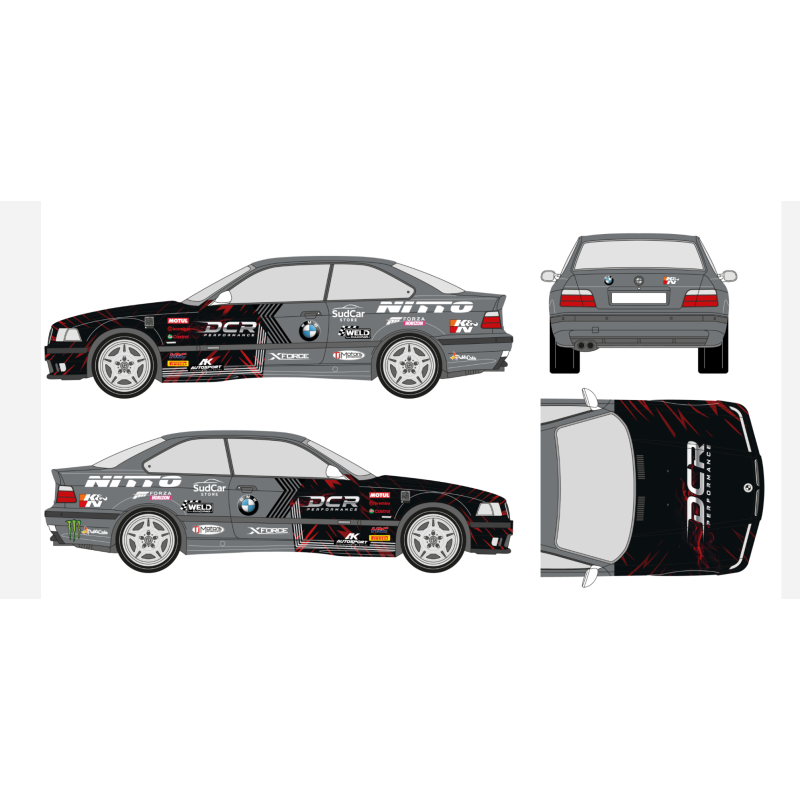 Kit déco complet DCR PERFORMANCE pour BMW