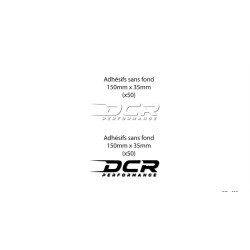 Sticker DCR PERFORMANCE 150x35 mm – Autocollant voiture