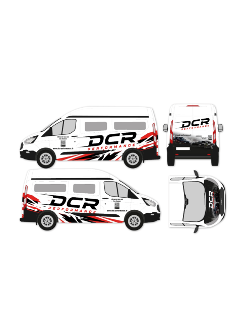 Kit déco Ford Transit – Stickers & covering complet