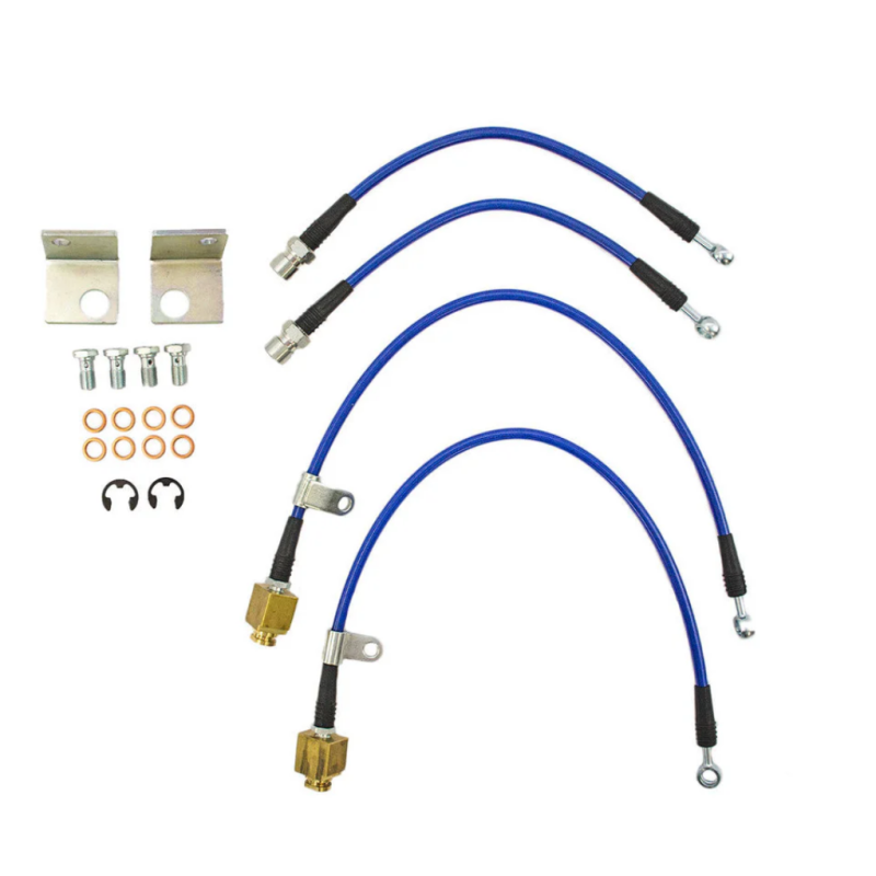 Durites de frein aviation inox Steeda pour Frod Mustang S550