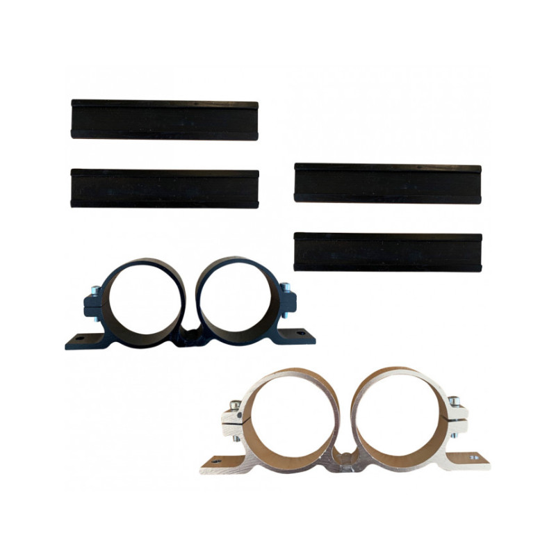Support filtre/pompe essence double Noir