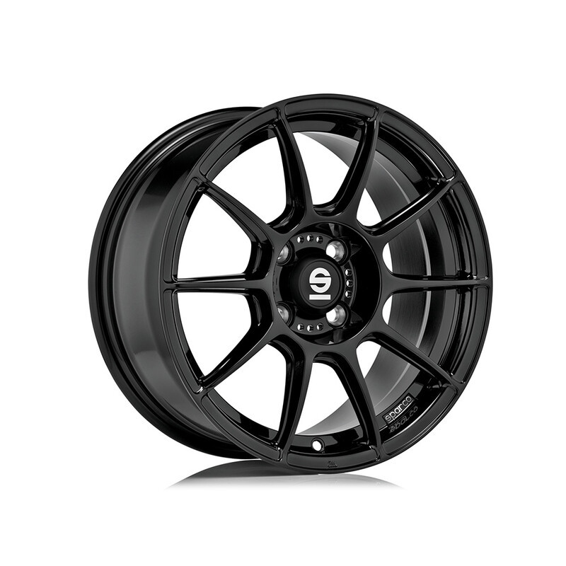 Sparco FF-1 17x8.5 5x112 ET45 Noir Brillant