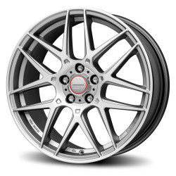 Momo Competizione 18x8 5x110 ET30 Titane & Gris Rebord Poli