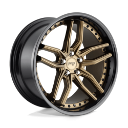 Niche M195 Methos 20x9 5x120 ET35 Bronze Mat Cerclage Noir