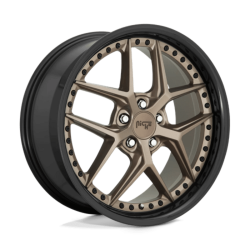 Niche M227 Vice 20x9 5x114.3 ET35 Bronze Mat Cerclage Noir