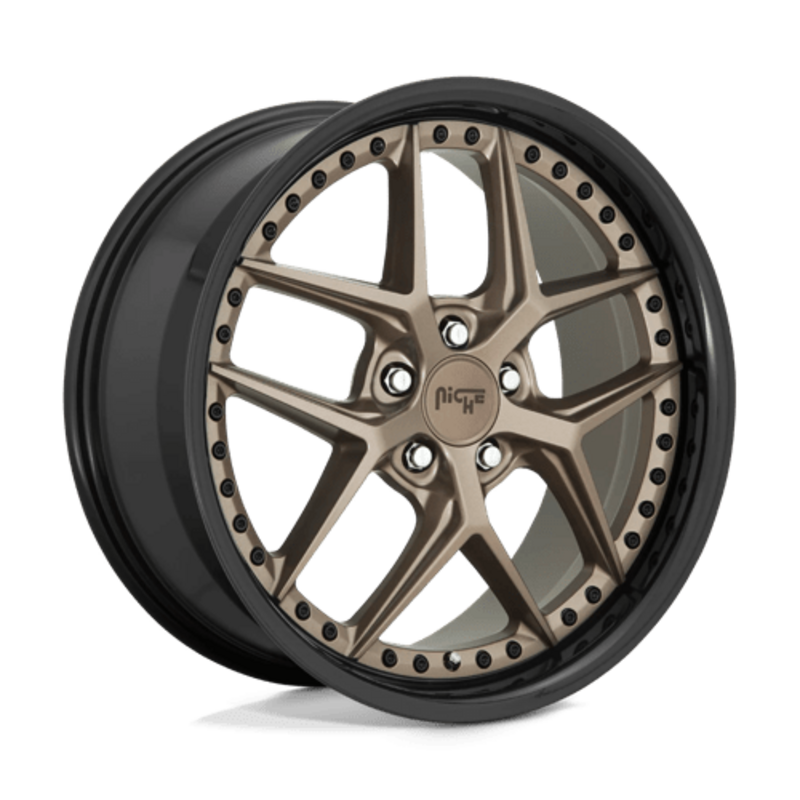Niche M227 Vice 20x9 5x114.3 ET35 Bronze Mat Cerclage Noir