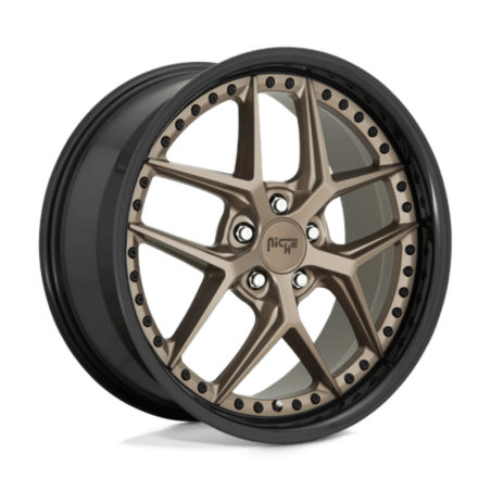 Niche M227 Vice 20x9 5x114.3 ET35 Bronze Mat Cerclage Noir