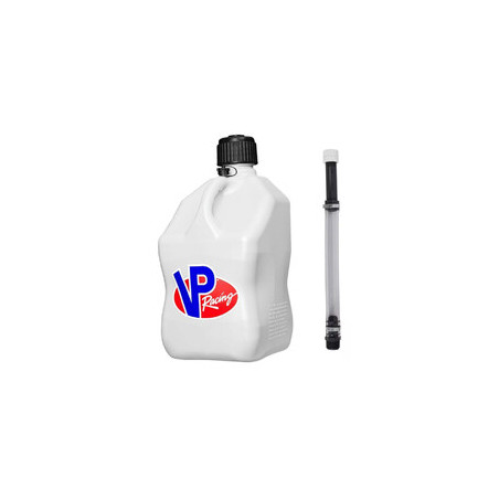 Bidon VP Racing Blanc 20L + Tuyau Deluxe