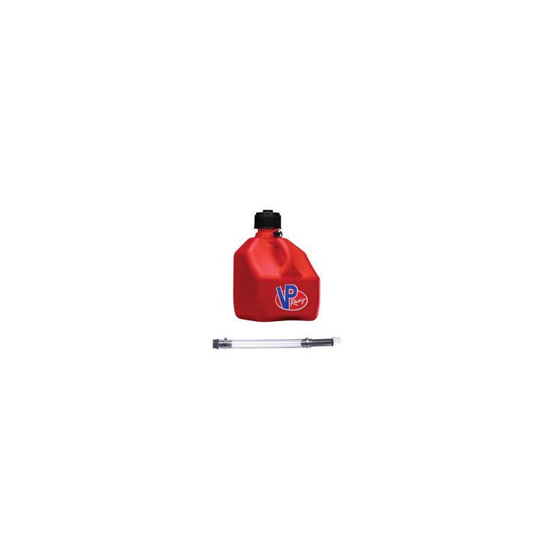 Bidon VP Racing Rouge 11L + Tuyau Deluxe