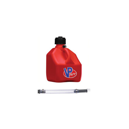 Bidon VP Racing Rouge 11L + Tuyau Deluxe