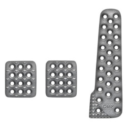 Pédales OMP Antidérapantes Aluminium Accélérateur Long