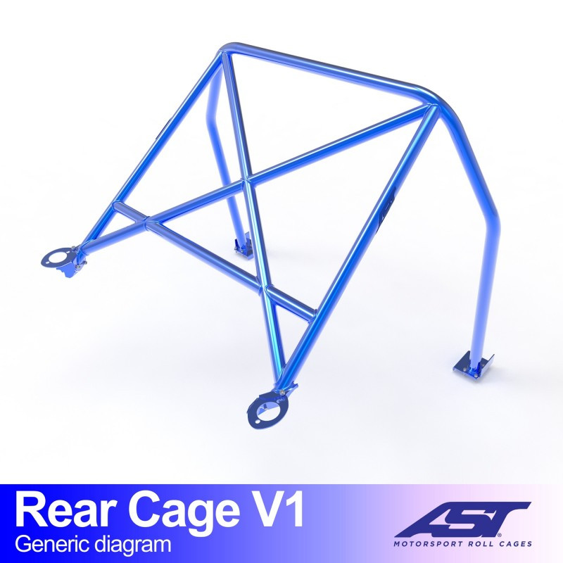 Demi-Arceau AUDI A1 (8X) 3-doors Hatchback FWD REAR CAGE V1