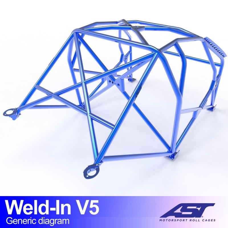 Arceau de Sécurité AUDI TT (8N) 3-doors Hatchback Quattro WELD IN V5