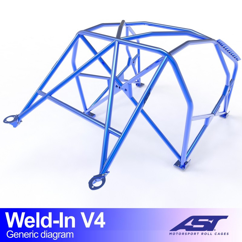 Arceau de Sécurité BMW (E36) 3-Series 3-doors Compact RWD WELD IN V4