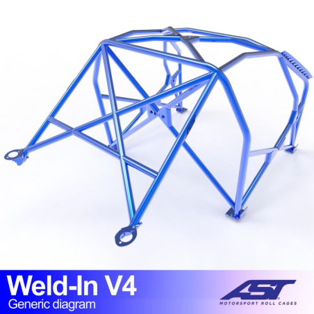 Arceau de Sécurité BMW (E37) Z3 2-doors Roadster WELD IN V4