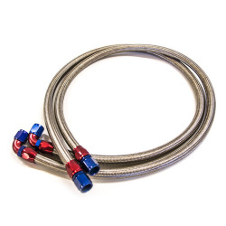 Durites Tressées pour Circuit d'Huile - 140cm - Dash 10 (la paire)