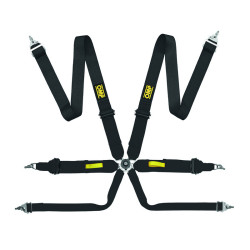 Harnais 6 Points OMP Tecnica 3" – FIA & Compatible HANS
