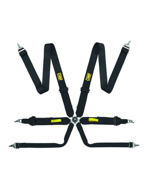 Harnais 6 Points OMP Tecnica 3" – FIA & Compatible HANS
