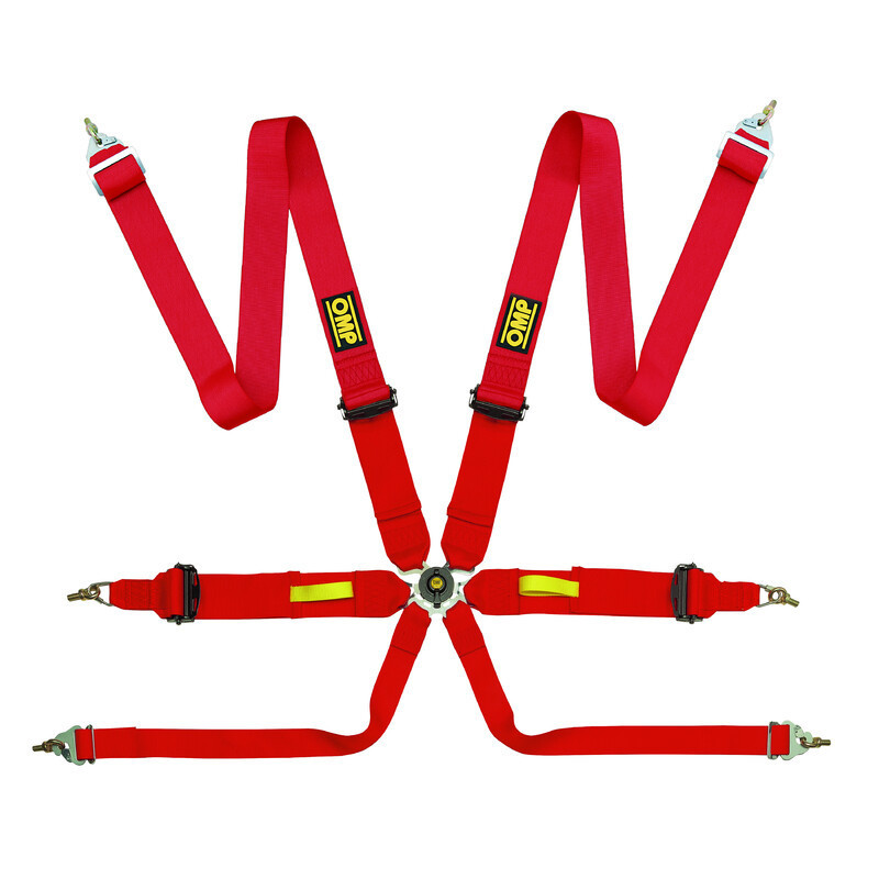Harnais 6 Points OMP Tecnica 3" – FIA & Compatible HANS