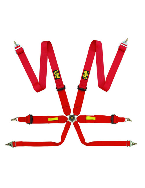 Harnais 6 Points OMP Tecnica 3" – FIA & Compatible HANS