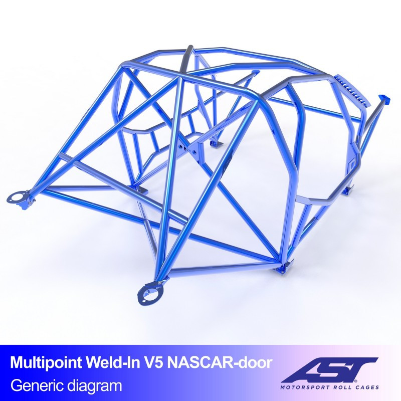 Arceau de Sécurité MAZDA RX-7 (FD) 3-DOORS COUPE MULTIPOINT WELD IN V5 NASCAR-door pour drift