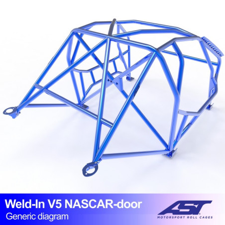 Arceau de Sécurité Lexus GS (S160) 4-door Sedan WELD IN V5 NASCAR-door pour drift