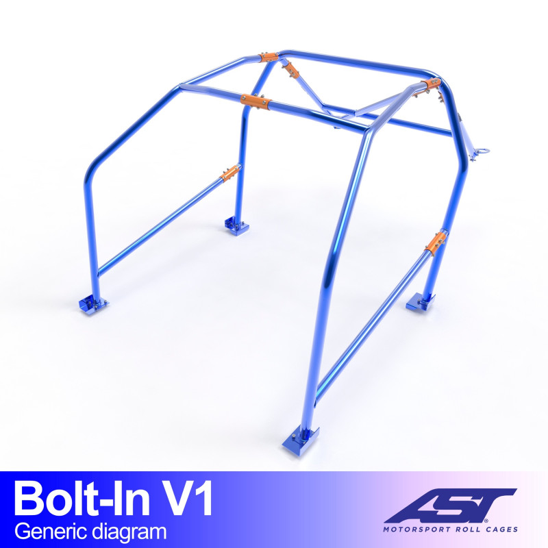 Arceau de Sécurité PEUGEOT 407 Coupe (6C/J) 2-door Coupe BOLT IN V1