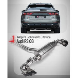 AKRAPOVIC –  Audi RSQ8 (4M) OPF/GPF 2025+