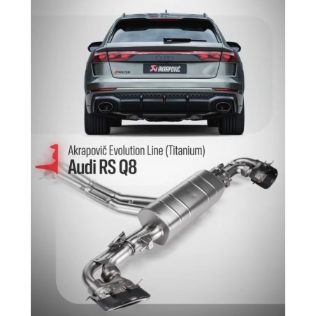 AKRAPOVIC –  Audi RSQ8 (4M) OPF/GPF 2025+