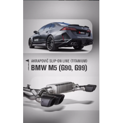 AKRAPOVIC – BMW M5 (G99) 2025 OPF/GPF-Slip-On Line