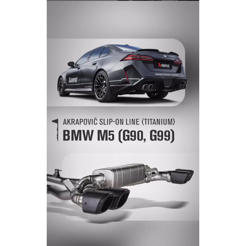 AKRAPOVIC – BMW M5 (G99) 2025 OPF/GPF-Slip-On Line
