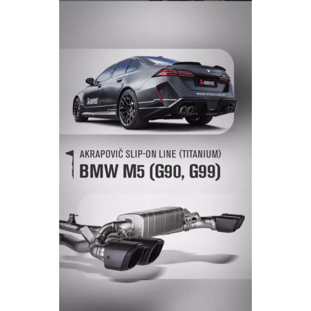 AKRAPOVIC – BMW M5 (G99) 2025 OPF/GPF-Slip-On Line