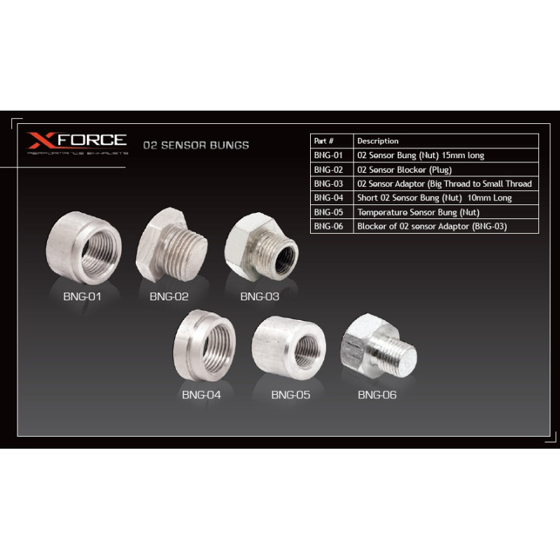 Bolts and Sensor Bungs