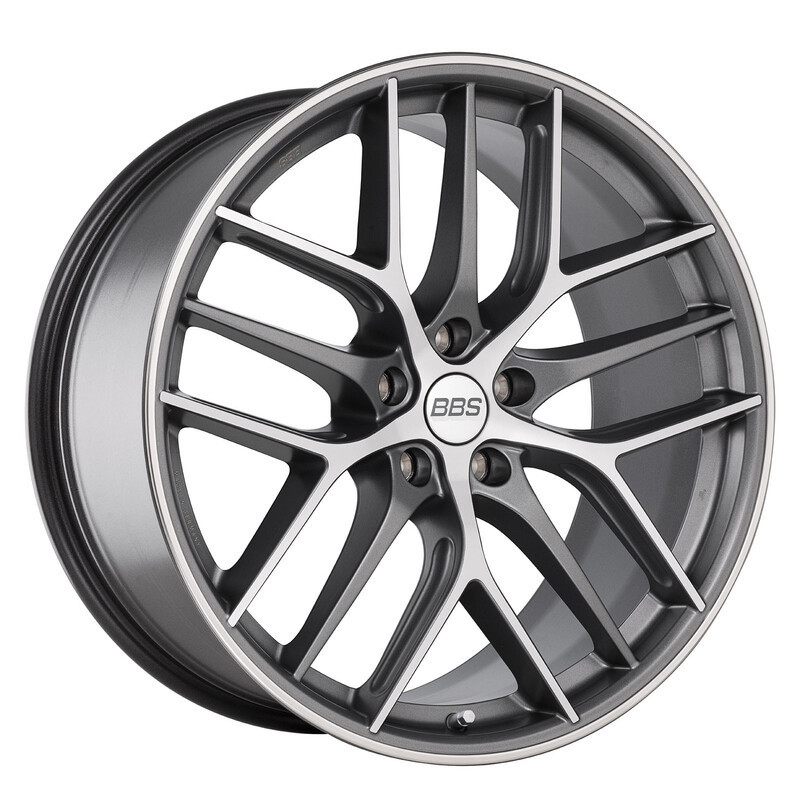 BBS CC-R 20 Pouces Gris Anthracite / Poli