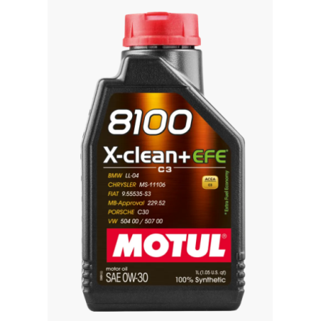 Huile moteur 0W-30 synthèse Mid SAPS ACEA C3 | Économie carburant