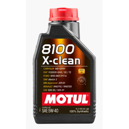 MOTUL 8100 X-CLEAN 5W-40