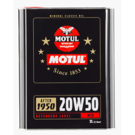 Huile moteur 20W-50 Classic | Véhicules anciens & collection