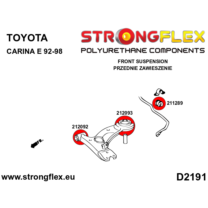 216303B: Full suspension bush kit