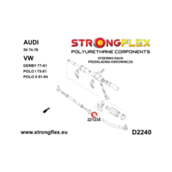 221238A: Steering tie rod bushing SPORT
